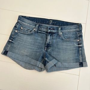 EUC 7 For All of Mankind Denim Shorts, size 27